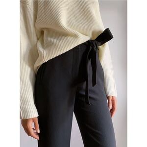 Wilfred | Tie Front Pant Black Size 2 Aritzia